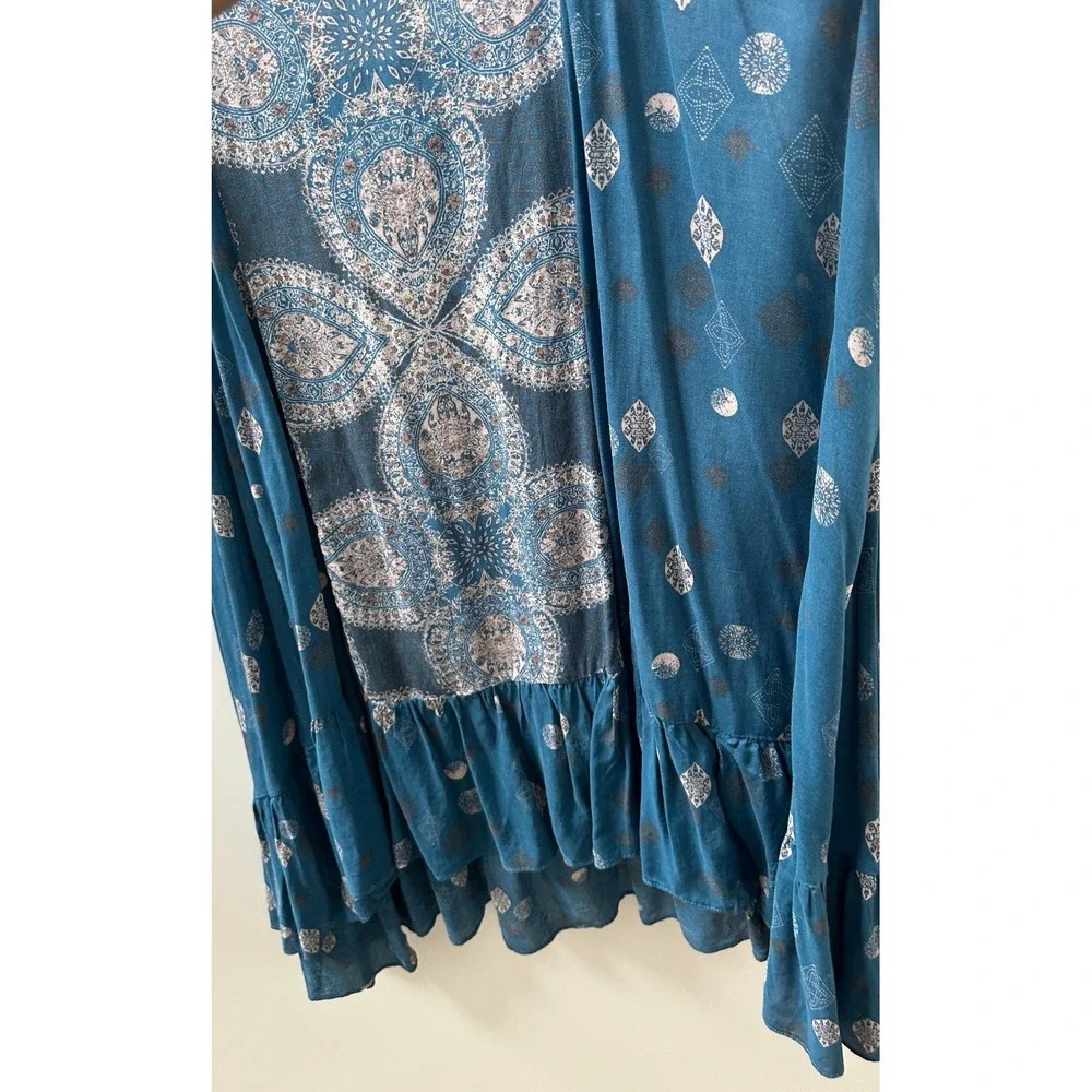 Intimately Free People Into You Sprinted Slip Dress Teal Boho Sabrina Carpenter - Picture 6 of 10